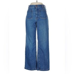Madewell Women's Perfect Vintage Wide Leg Jeans in Classic Blue